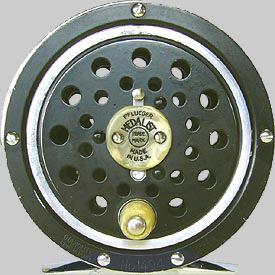 Pflueger 1492 Medalist Fly Reel Diamolite Line Guard Sculpered Pillars  Satin Gun Metal with Box — VINTAGE FISHING REELS