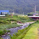 The confluence of Daimongawa Riv. and Wadagawa Riv.