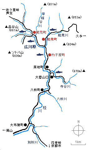 field map of hirase