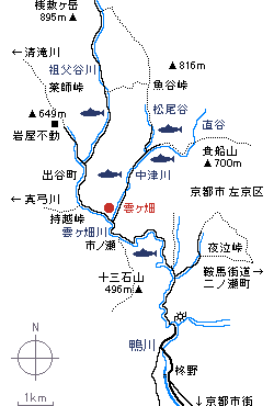 Field map of Kumogahata