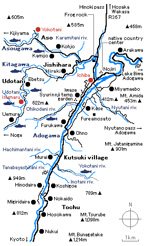 field map of kutsuki