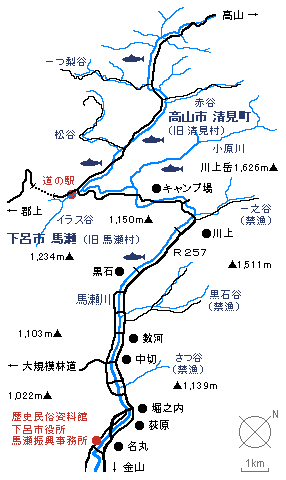 field map of maze