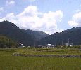Distant view of Kozuhata village