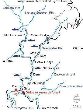 Naesugidani map