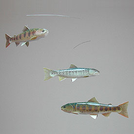 Mobile of Japanese Trout