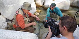 Video taking in Kanzakigawa River