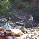 My friend's Tenkara Fishing