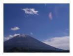 朝霧高原からみた富士山
