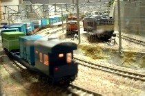 コンテナ列車後部