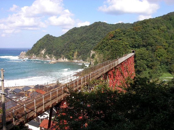 餘部鉄橋〜お立ち台から