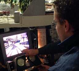 David Brown君と運転席
