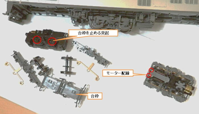 KATO製EF510台車