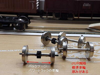 車輪の比較・・・・