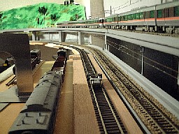工事中の引き上げ線