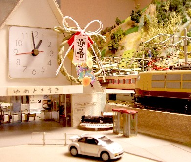 2012年お正月の駅前・・・・