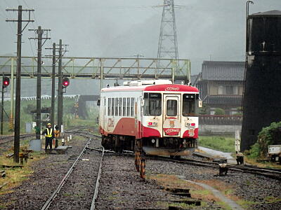本巣列車交換