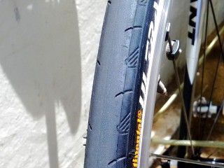 Continental Ultra Sports 23C The surface of the tire