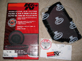 CBR600F K&N Air Filter