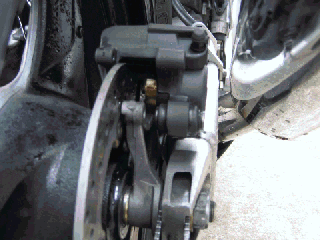 HONDA CBR600F Rear Caliper