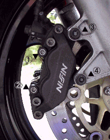 HONDA CBR600F Caliper