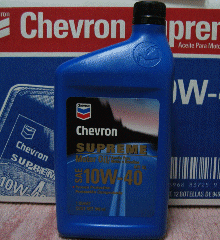 Chevron SUPREME Motor Oil