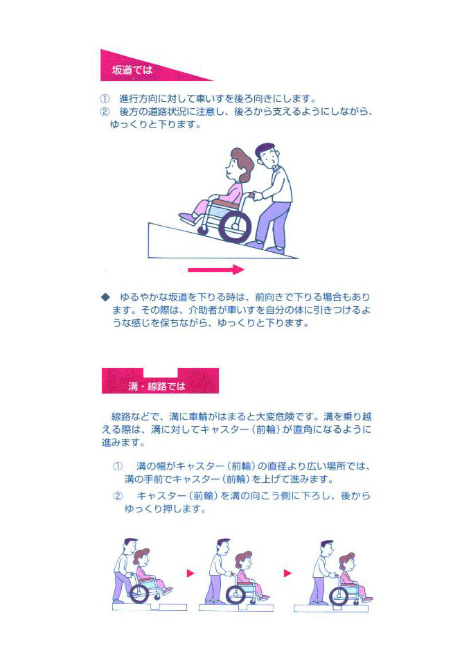 車いす操作のてびき04
