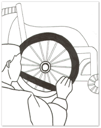 車輪カバーの図