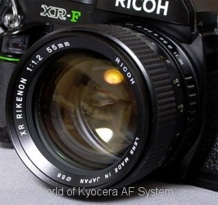 Ricoh XR Rikenon 55mm f:1.2