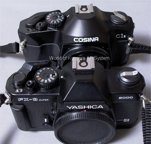 YASHICA FX-3 Super 2000 vs COSINA C1s