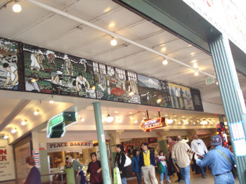 パイク・プレイス・マーケットの壁画