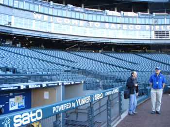 マリナーズのダグアウト