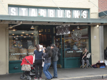 スターバックス1号店の外観