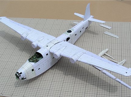 二式大艇:下地の制作