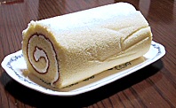 ふわふわのロールケーキ