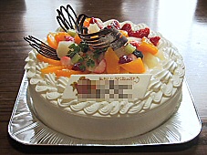 ロッキーのオリジナルケーキ