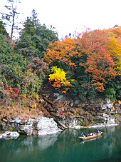 岩畳とライン下り
