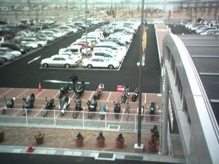 バイク駐輪場